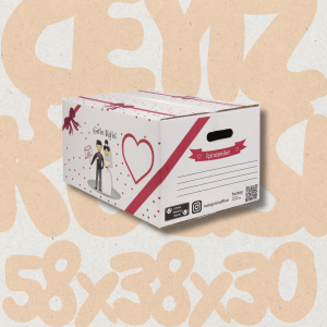 Çeyiz Kolisi 10 Adet 58x38x30cm Kırmızı (Sağlam)