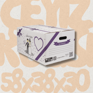 Çeyiz Kolisi 10 Adet 58x38x30cm Mor (Sağlam)