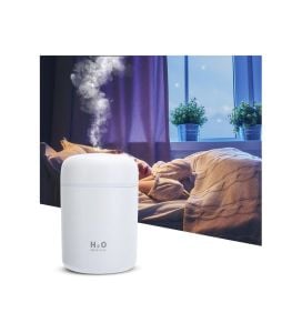 H2o 300 ml Ultrasonik Hava Nemlendirici Buhar Makinesi Ve Aroma Difüzörü
