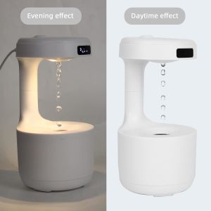Anti Gravity Su Damlası Hava Nemlendirici, 600ml Anti Yerçekimi Nemlendirici Soğuk Sis Sessiz